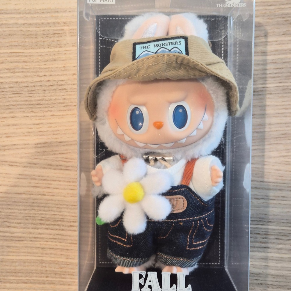 POP MART Labubu Vinyl Plush Doll Pendant the Monsters Fall in Wild Series (New)